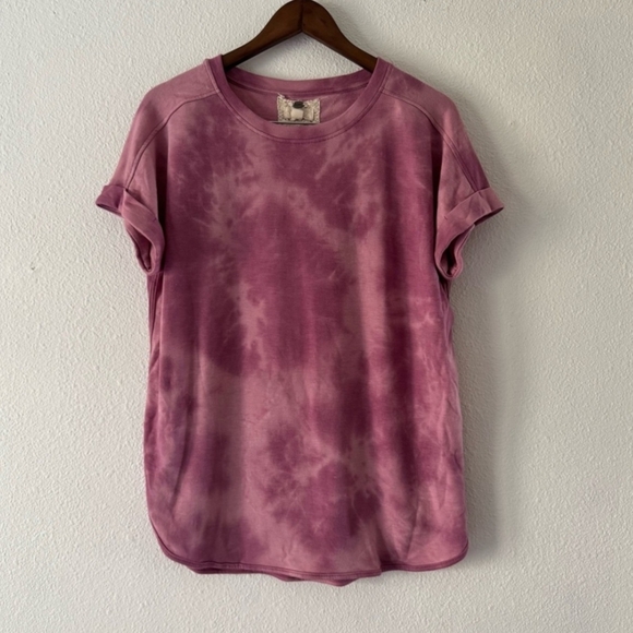 Cupio Pink Tie-Dye Short Sleeve Tee - Picture 4 of 5